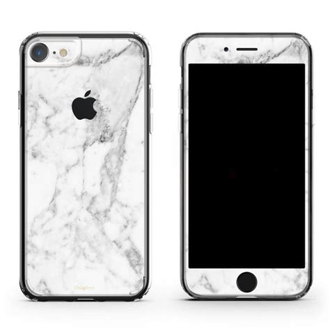 White Marble Iphone 8 Skin Case Uniqfind