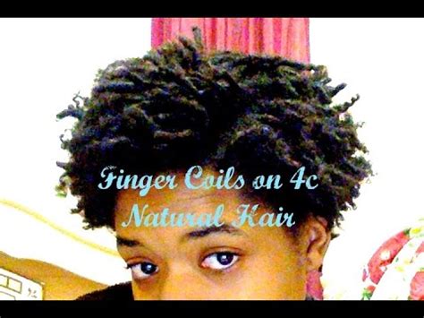 Ringlets and coils hair summit, helping you understand your hair, how to take care of it and wear it with confidence! Finger Coils on 4c Natural Hair - YouTube
