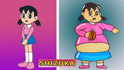 Doraemon Characters Fat Version 😂😂😂 Youtube