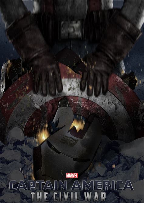 Captain America 3 The Civil War Movie Poster By Hellofahedgehog On