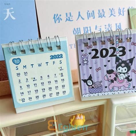 Jual Kiandaa Km0003 Kalender Meja 2023 Mini Kecil Motif Lucu Cute Korea