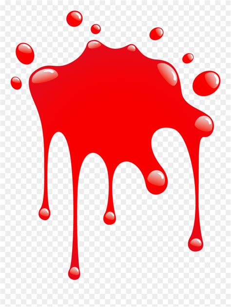 Download Red Paint Splat Red Paint Splatter Clip Art Png Download