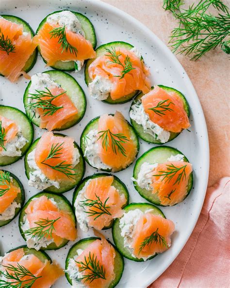 Smoked Salmon And Cucumber Appetizer A Couple Cooks