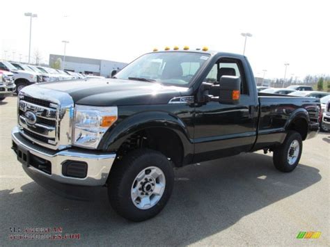Request a dealer quote or view used cars at msn autos. 2012 Ford F250 Super Duty XLT Regular Cab 4x4 in Green Gem ...