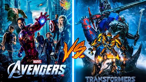 Avengers Vs Transformers Autobots Iron Man Optimus Prime Bumblebee Captain America