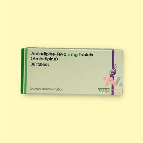 Amlodipine-Teva 5mg - 華民藥房