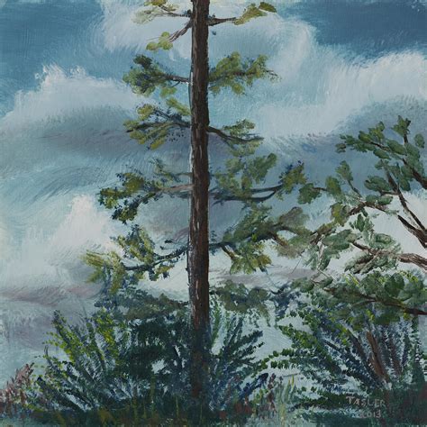 Lone Tree Painting By Robert Tasler Jr Fine Art America
