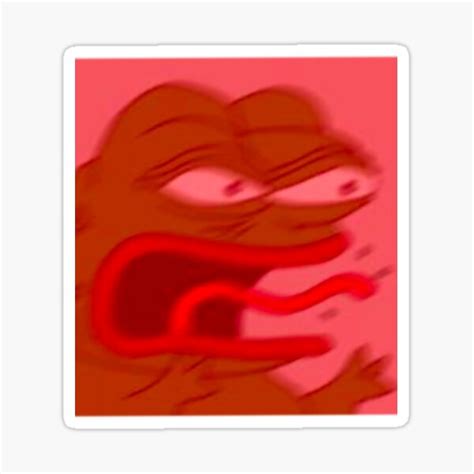 Angry Pepe Sticker For Sale By Alacyi Redbubble