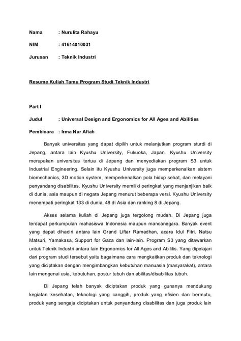 Cara Membuat Resume Kuliah