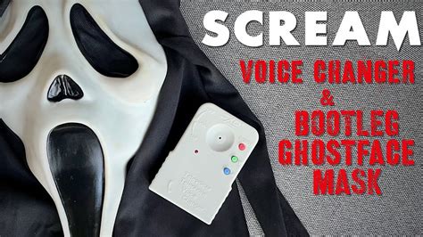 Scream 2022 Screen Accurate Voice Changer Bootleg Ghostface Mask