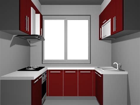 Set room dimensions, choose cabinets and more all in a professional rendering. Small U-kitchen design 3d model 3dsMax files free download ...