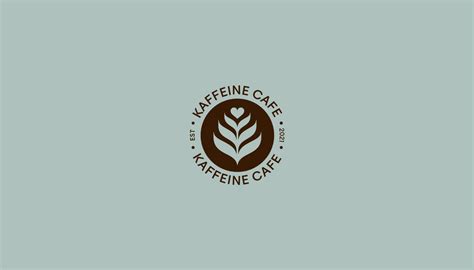 Kaffeine Cafe Logo And Identity Design On Behance