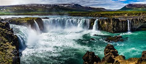 Iceland Goðafoss Waterfall Of The Gods By Swissfivenine Iceland