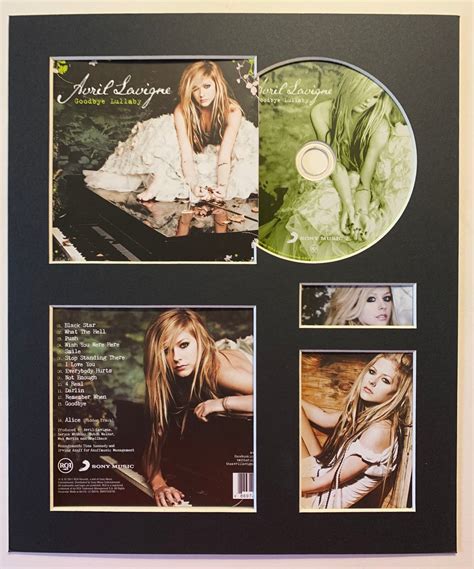 Avril Lavigne Goodbye Lullaby Album Display With Etsy