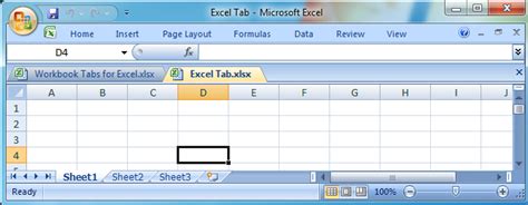 Tabs For Excel Open Multiple Workbooks In A Tabbed Window