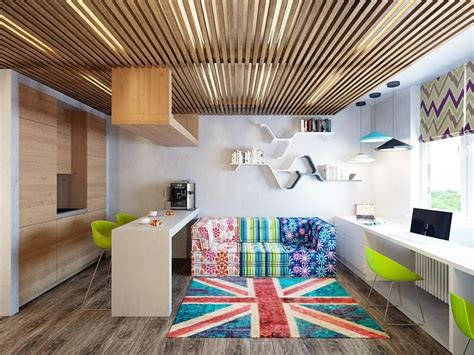 Micro Loft Apartment By Mooseberry Design Group Interiors Living