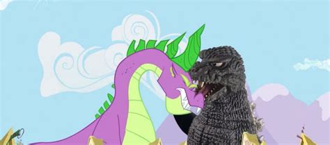 Equestria Daily Mlp Stuff Animation Godzilla Meets My Little Pony