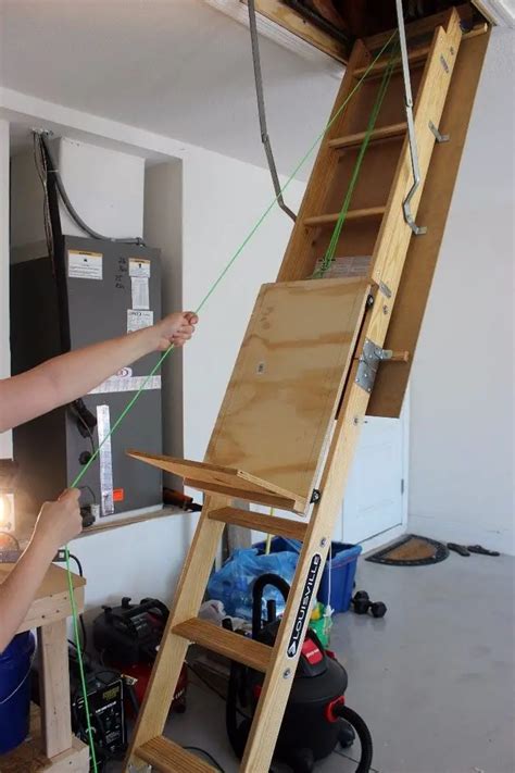 Diy Attic Storage Lift 101 Safe And Useful Moving Solution