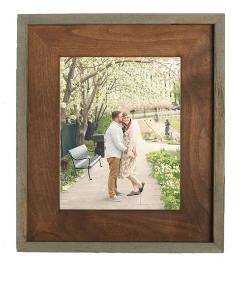 Distressed Wood Picture Frame 4x6 Rustic Wood Frames