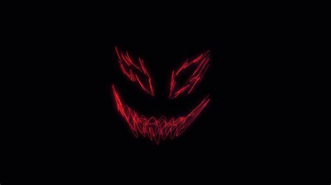 Black Red Smile Wallpaper Resolution1920x1080 Id1285008