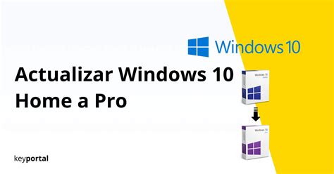 Guía De Actualización De Windows 10 Home A Windows 10 Pro Keyportales