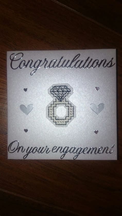 Check spelling or type a new query. Engagement ring cross stitch card | Cross stitch cards ...