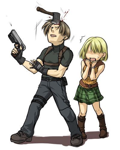 Leon And Ashley By ざんし Re4 Resident Evil Leon Resident Evil Girl