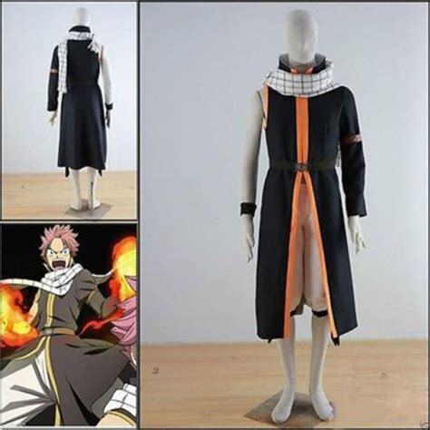 New Anime Fairy Tail Natsu Dragneel Cos Cosplay Costume Fancy Clothing