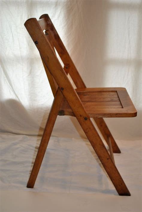 Posted on august 18, 2019 by admin. 3 Wood Folding Chairs Vintage Funeral Home Wedding Antique ...