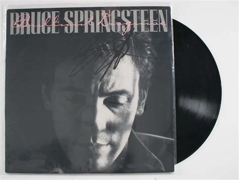 Bruce Springsteen Autographed Brilliant Disguise Record Album Aacs Autographs