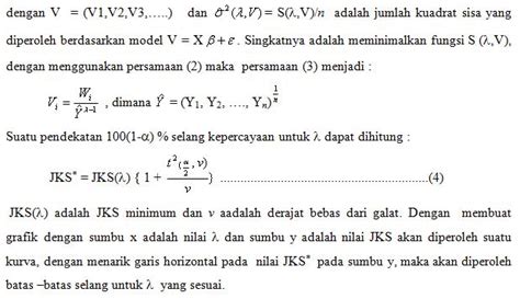 Statistika dan Aplikasinya: Transformasi Box-Cox