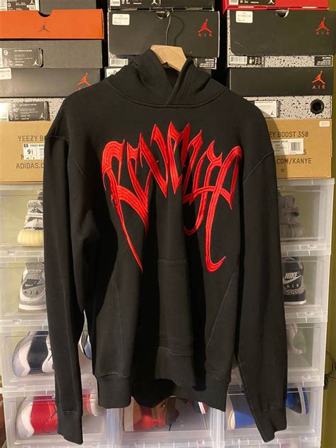 Revenge Revenge Embroidered Bred Hoodie Grailed