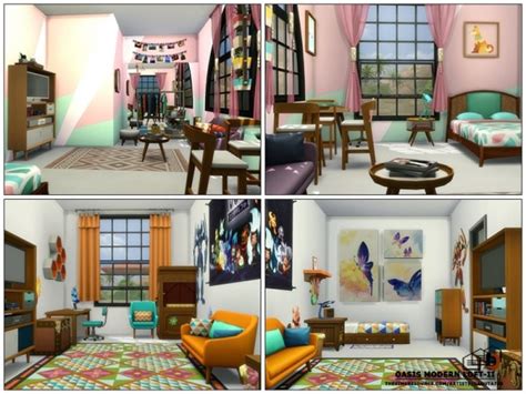 The Sims Resource Oasis Modern Loft Ii By Danuta720 • Sims 4 Downloads