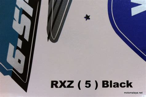 It has upgraded front disc and upgraded rear brake hub from a rxz. stiker-rxz-hitam-hijau-3 - MotoMalaya.net - Berita dan ...