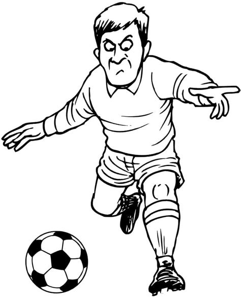 Coloriage Ballon de Football télécharger et imprimer gratuit sur