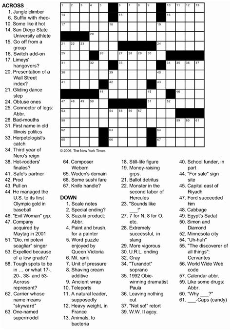 Where San Diego And La Can Be Found Crossword