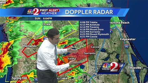 Tornado Warnings Issued For Several Central Florida Counties