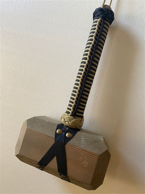 Oversized Thor Hammer Paracord Wrapped With Free Engraving Etsy