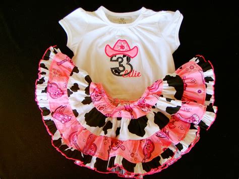 Aris Angels Rainbow Pink Cowgirl Birthday Outfit By Arisangels 7000 Cowgirl Birthday