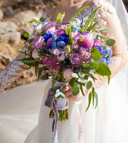 Lavender Blue Diy Wedding Kit Flower Bundles