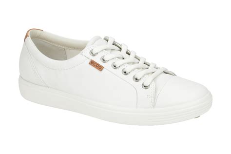 Ecco Soft 7 Schuhe Weiß Damen Sneakers Schuhhaus Strauch