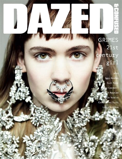 Dazed And Confused April Issue Grimes 21st Century Girl Dazed