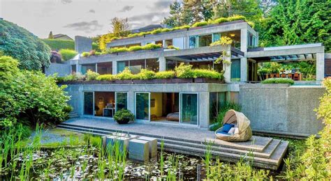 A Look Inside Arthur Erickson Mansion In West Vancouver Listed For