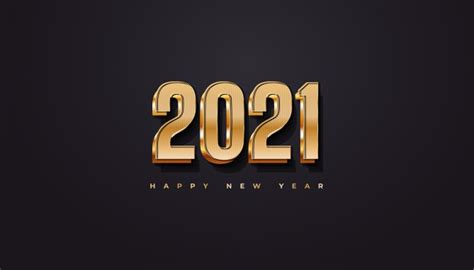 After a ui design transition at facebook last year, the banner sizes took a hit as well. Premium Vector | Happy new 2021 year banner with black and ...