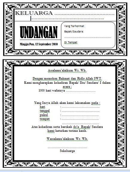 Ini dia tempat download label undangan siap cetak versi mail merge model ukuran koala 103. Kumpulan Undangan Lengkap - Warung Inspirasi