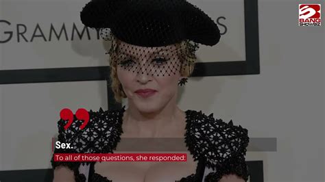 Madonna Is Obsessed With Sex And Regrets Both Of Her Marriages