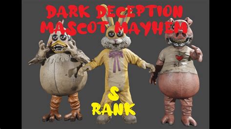 Dark Deception Mascot Mayhem S Rank No Deaths Youtube