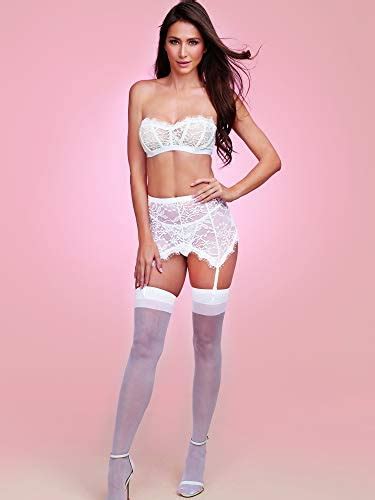 womens lingerie set sexy for sex dreamgirl women s 3 piece set lace garter skirt balconette