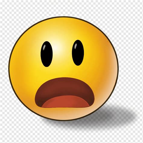 Emoticon Smiley Emoji, Shocked s, face, blog, yellow png | PNGWing