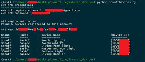 github philiptpp sonoff registered devices list all registered devices using ewelink